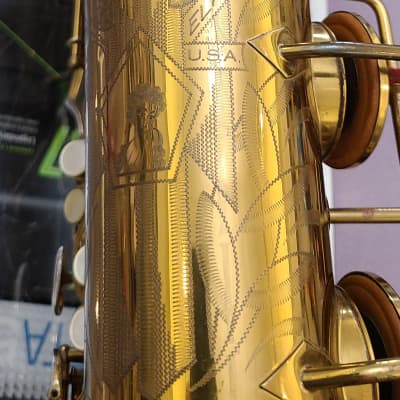 Conn 30M Tenor Saxophone Vintage w/ Selmer Paris Neck & C Star Paris Mouthpiece '35-'43 Gold Lacquer image 1