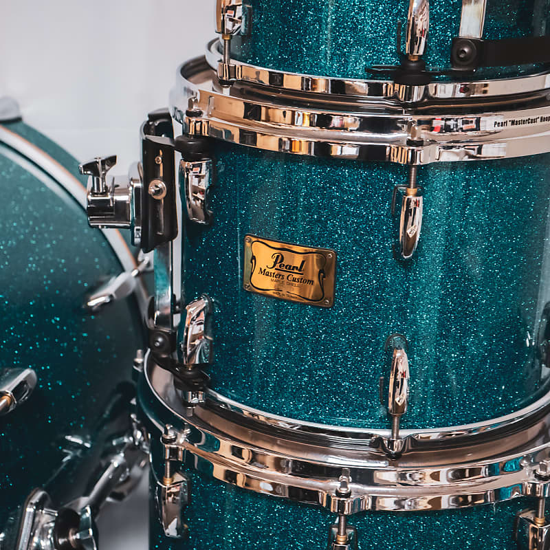 Pearl Masters Custom Maple MMX 6pc Drum Shell Pack, Blue Pearl Masters Custom Maple MMX 6pc Drum Shell Pack, Blue