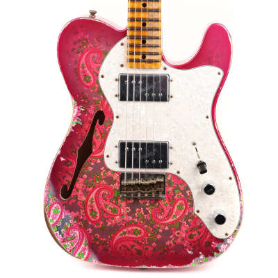 Fender Custom Shop Limited Edition 1972 Telecaster Thinline Heavy Relic Pink Paisley 2022 for sale