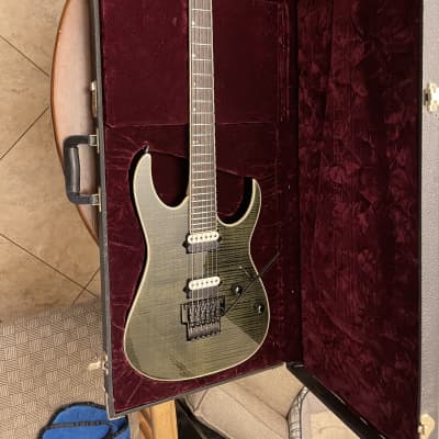 Ibanez J-Custom RG 1702 1997 Silky Black | Reverb