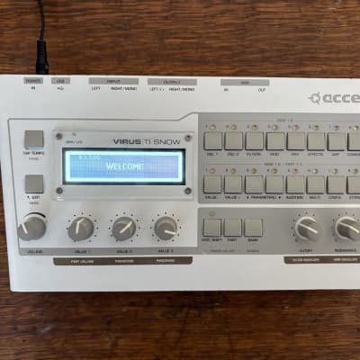Access Virus TI Snow Desktop Digital Synthesizer 2008 - White