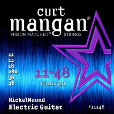 Curt Mangan 11148 11-48 Nickel Wound Electric Guitar Strings