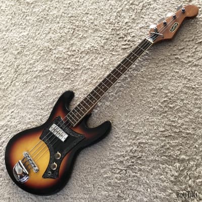 Norma EG-460-1B Bass Guitar 1970s Sunburst in Original Box image 11