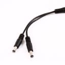 Voodoo Lab 2.1mm Voltage Doubler Adapter Cable - Dual Straight to Straight - 4 inch