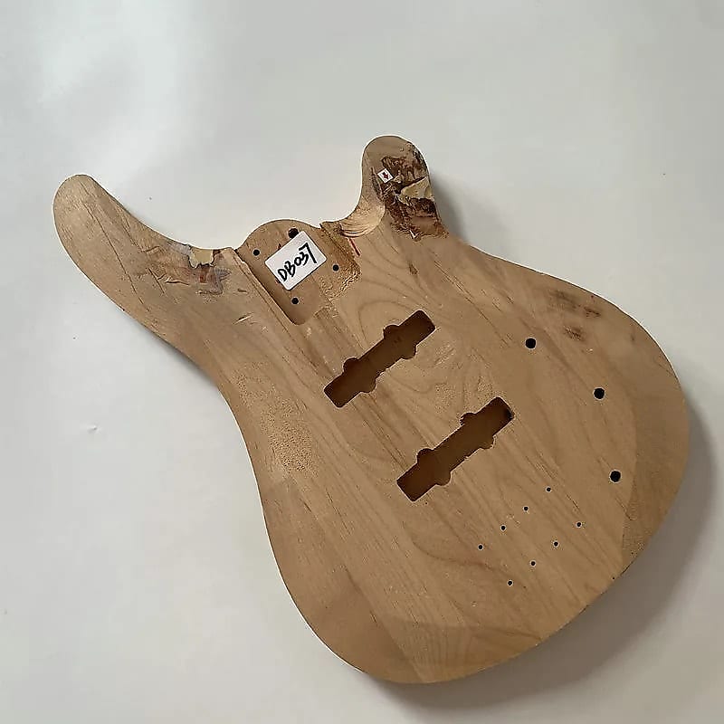 Solid Alder Wood 4 String Electric Bass Guitar Body DIY Reverb