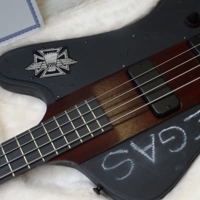 Gibson Nikki Sixx Owned, Played & Signed Thunderbird Bass with COA & Case Mötley Crüe image 3