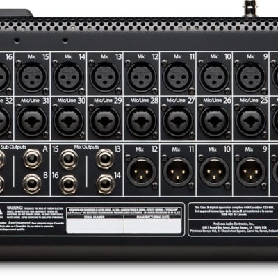 32-Channel Digital Console/Interface, 32 Faders image 2