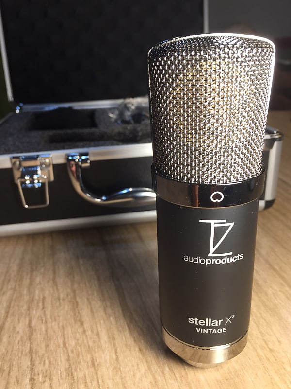 TZ Stellar X2 Vintage Large Capsule Condenser Microphone Mic Reverb