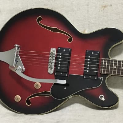 Vintage Tempo Hollow body 1960’s Red burst image 1