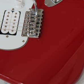 Crate Electra Electric Guitar Double Cut HSS Stratocaster Fat Strat Style - Red Finish image 4
