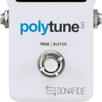 TC Electronic PolyTune 3 Polyphonic LED Guitar Tuner Pedal with Buffer for sale