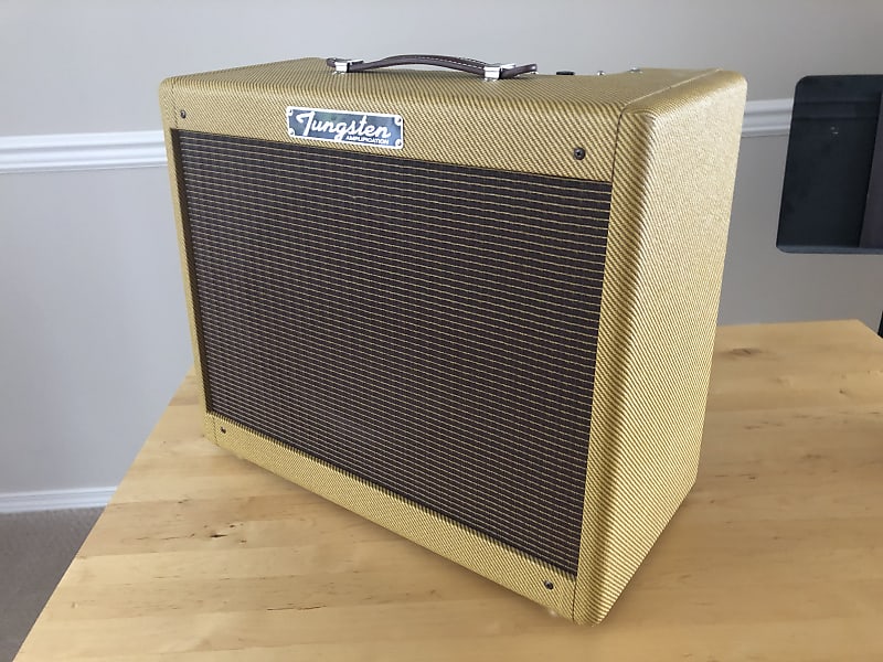 Tungsten Amps Crema Wheat Tweed Reverb