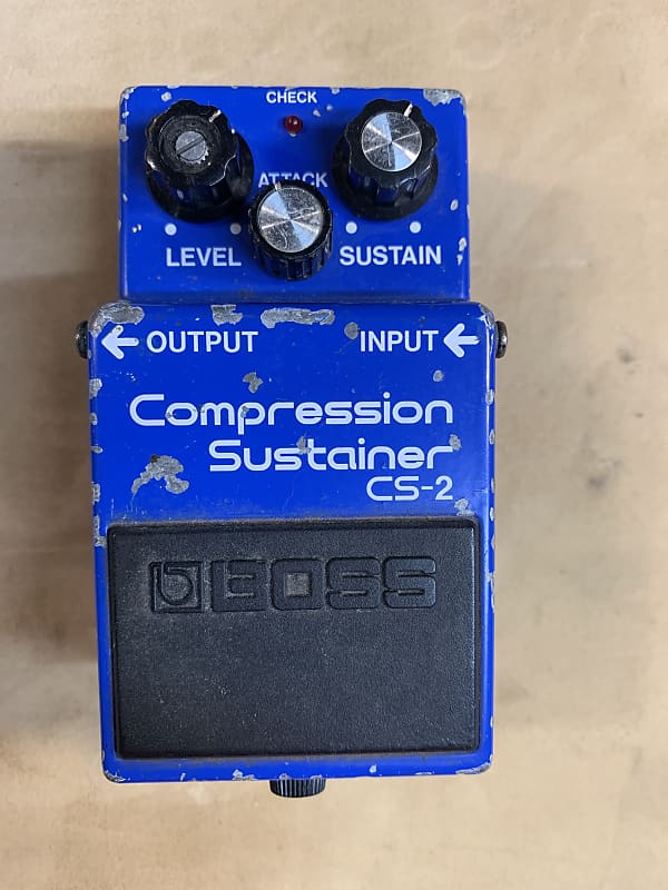 Boss CS-2 Compression Sustainer (Black Label) 1981 - 1986 - Blue