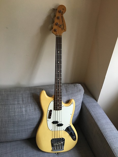 1976 fender mustang on sale bass