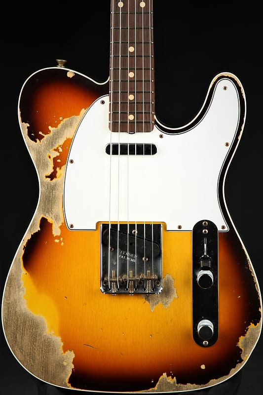 Fender Custom Shop LTD '59 Telecaster Custom Super Heavy Relic - Chocolate 3-Tone Sunburst image 1