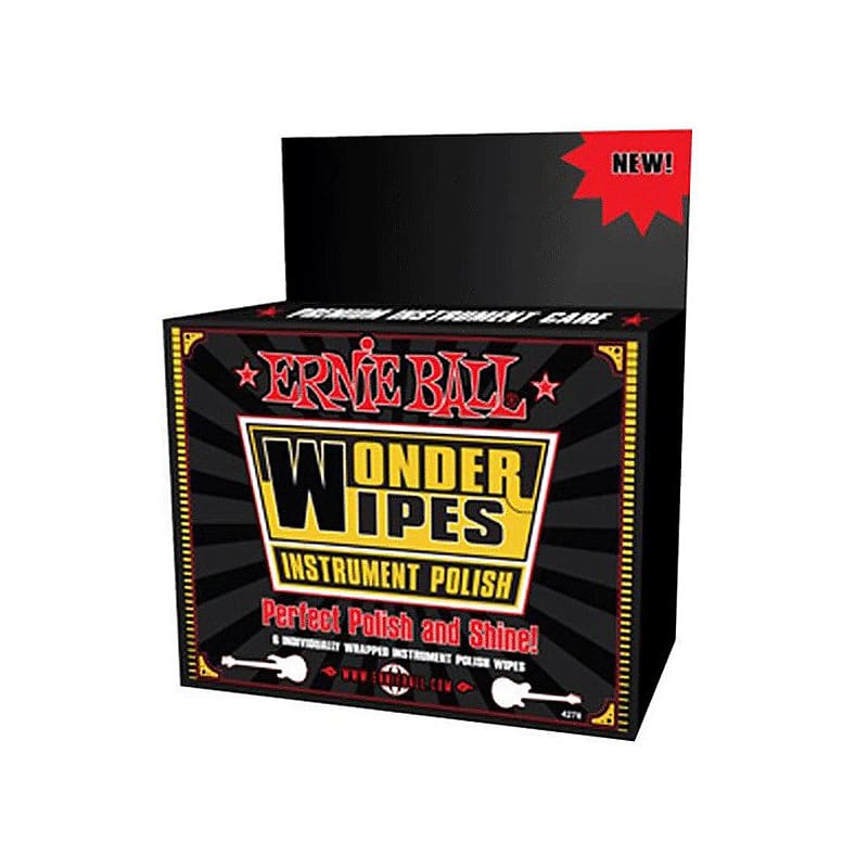 Limpiador Ernie Ball Wonder Wipes Instrument Polish Reverb UK