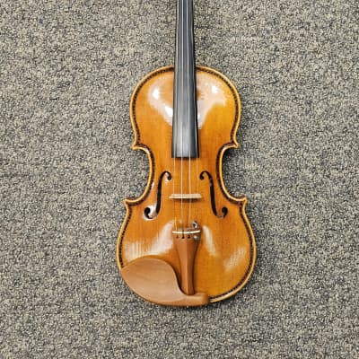 D Z Strad Violin - Model 601F - Double Purfling with Dot-and-Diamond Inlay Violin Outfit (4/4 Size) image 1
