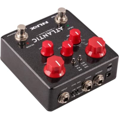 NUX Atlantic (NDR-5) Multi Delay and Reverb Effect Pedal with Inside Routing and Secondary Reverb Effects image 3