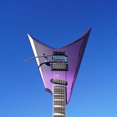 ESP LTD  SIGNATURE SERIES Alexi Ripped Purple Fade Satin w/ Ripped Pinstripes 6-String w/ Case image 1