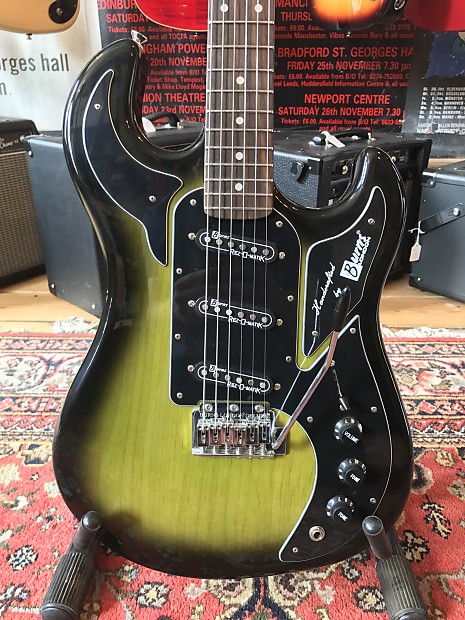 Burns Club Series Marquee Green Burst | Reverb