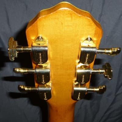 Vintage 1958 KAY K40 Honey Blond Curly Maple 17" F Hole Archtop Acoustic Plays Easy Sounds Great Beautiful With Deluxe Case image 15