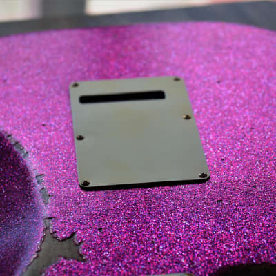 American Fender Stratocaster Relic Custom Purple Sparkle image 11
