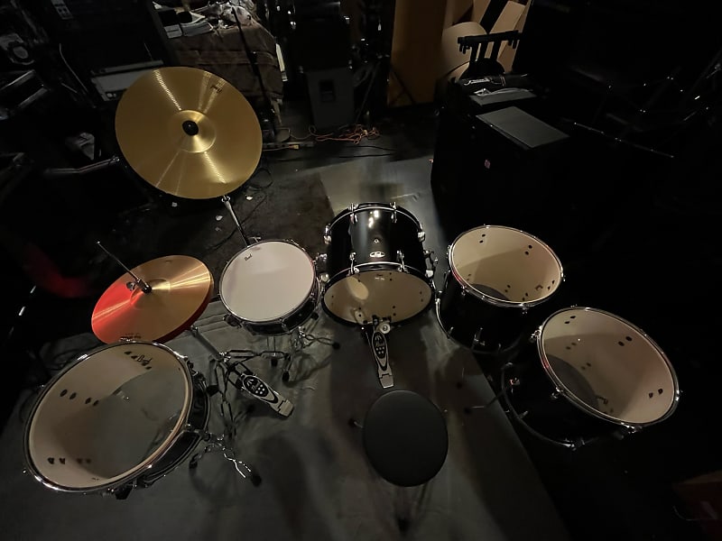 Pearl Roadshow Drum Set 5Piece Complete Kit with Cymbals and Reverb