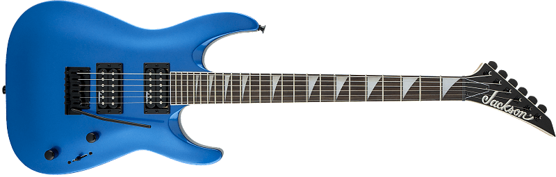 Jackson JS Series Dinky™ Arch Top JS22 DKA, Amaranth Fingerboard, Metallic  Blue Metallic Blue