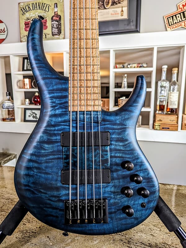 MTD 53424 Blue Quilted Maple top, Birdseye Maple Reverb