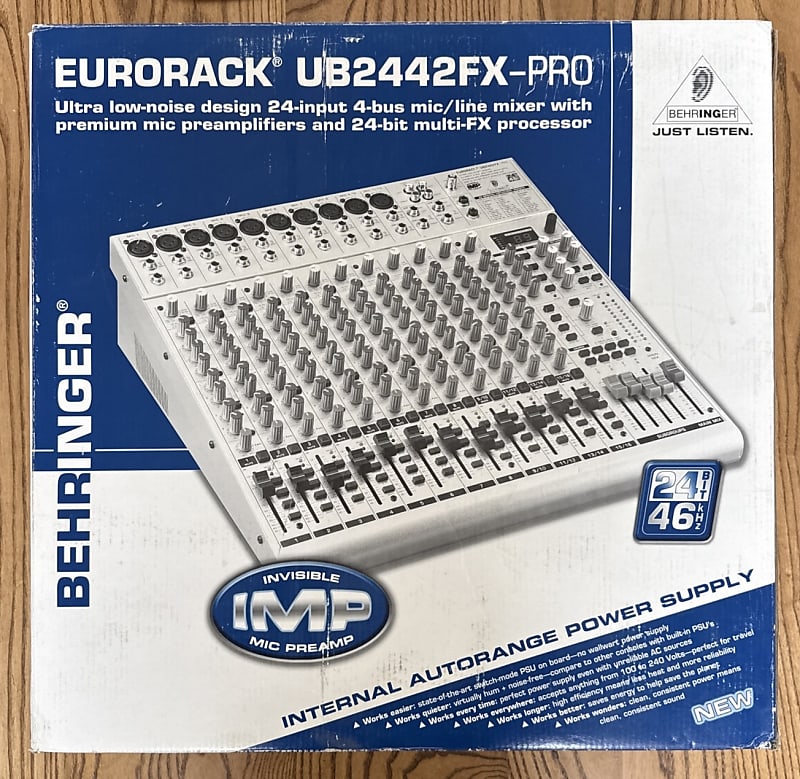 Behringer Eurorack UB2442FX-Pro 24-Input 4-Bus Mic / Line Mixer