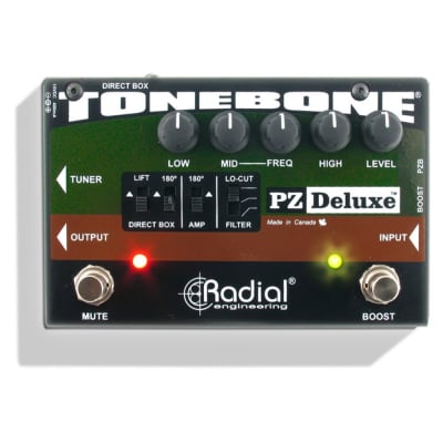 Radial Tonebone PZ-Deluxe Acoustic Preamp | Reverb