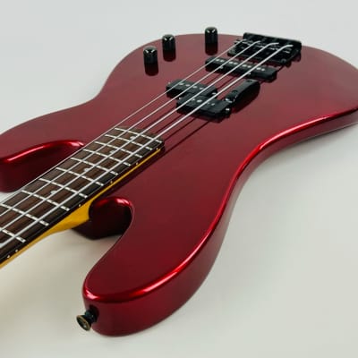 Schecter Genesis Bass, "Man, the Nut Was Just Gone," 1985 - Metallic Candy Red image 14