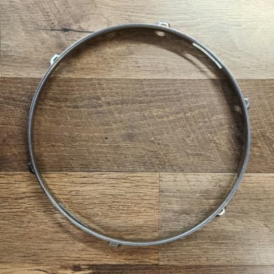 13" 6-Lug Chrome Resonate Side Snare Drum Hoop image 2