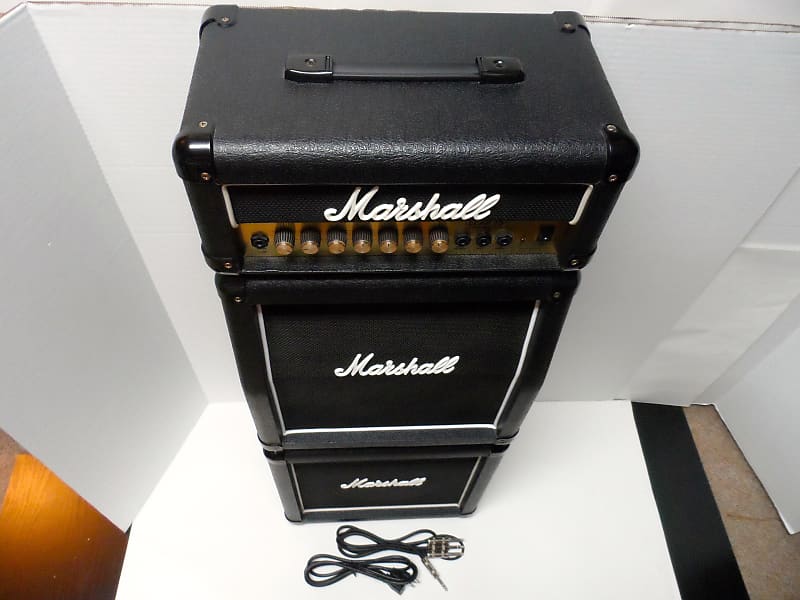 Vintage Marshall LEAD 15 G15MS Watt Guitar Amp Amplifier MINI MICRO Stack  Head 2 Cabinet 10