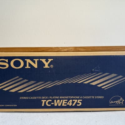 Sony TC-WE475 Dual Cassette Deck Vintage Tape Recorder HiFi Stereo Dolby SEALED image 1
