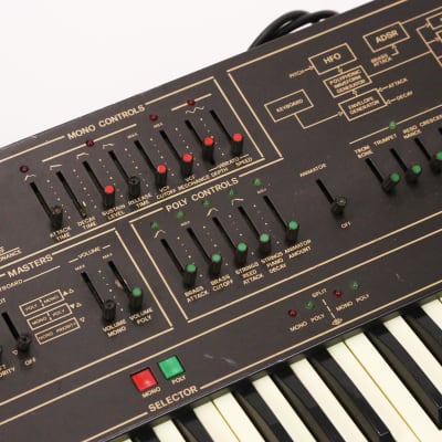 1983 Siel Cruise Vintage Analog Synthesizer Keyboard Rare Mono Synth Poly Hybrid Made in Italy image 9