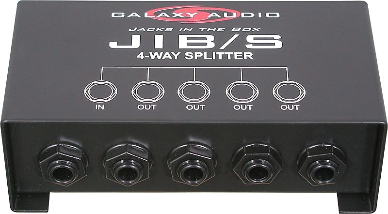 Galaxy Audio - JIB/S - 4-Way Balanced TRS 1/4" Splitter image 1
