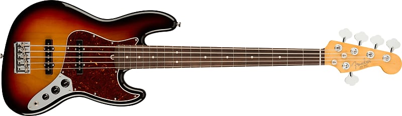 FENDER - American Professional II Jazz Bass V  Rosewood Fingerboard  3-Color Sunburst - 0193990700 image 1