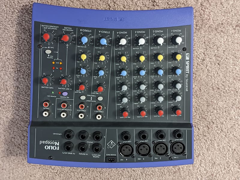 Vintage Spirit By Soundcraft RW5353 Folio Notepad Mixer Reverb