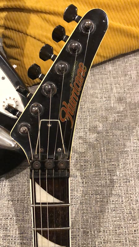 Morris＊Hurricaneストラトタイプ Hurricane by Morris Stratocaster from the '80s Gloss Black - JAPAN