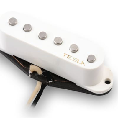Tesla VR1 Single Coil Guitar Pickup - Bridge / Black image 2