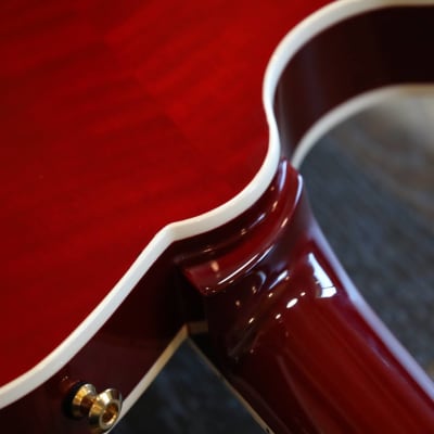 Unplayed! 2022 Kauer Guitars Super Chief Semi-Hollow Electric Guitar Wine Red w/ Bigsby + OGB image 18