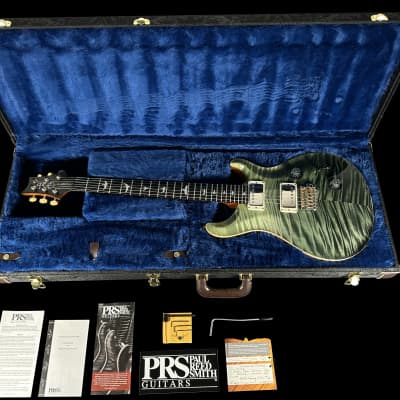 2016 Paul Reed Smith PRS Custom 24 Fat Back 10 Top Wood Library with PRS Metal TCI  Pickups ~ Trampas Green Fade image 12