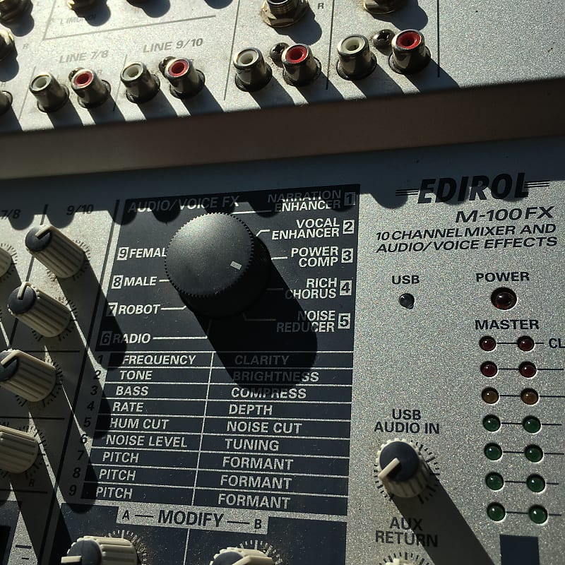 EDIROL M-100FX アナログミキサー
