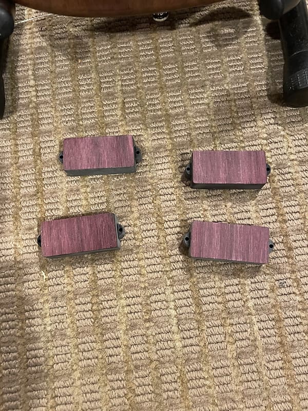 Pair of Custom P Bass pickup covers 2023 Reverb