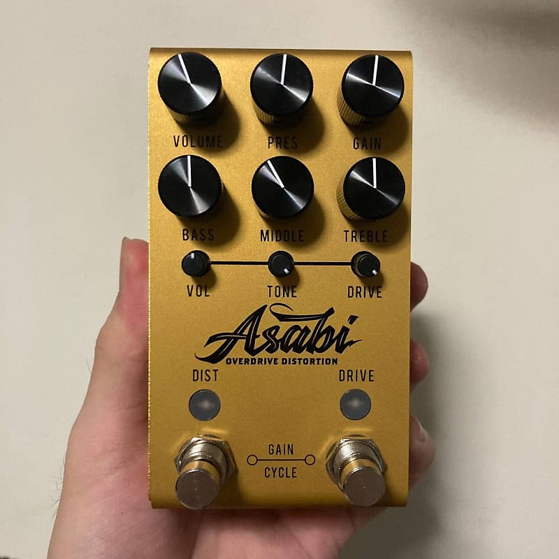 [3-Day Intl Shipping] Jackson Audio ASABI Overdrive / Distortion - Mateus  Asato Signature GOLD