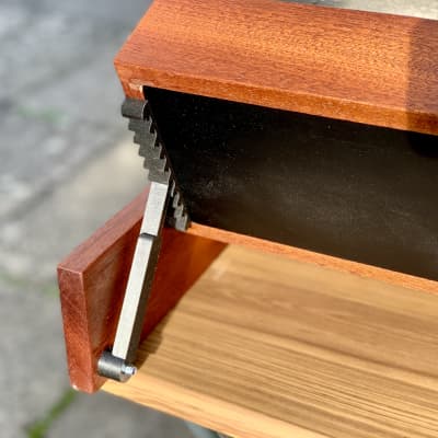 Behringer Mini Model-D im Holzgehäuse mit eingebautem Alesis Keyboard 2021 image 5