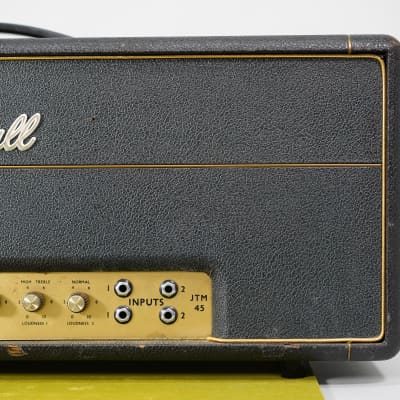 1967 Marshall JTM 45/100 Super Amplifier Vintage Plexi Head image 4