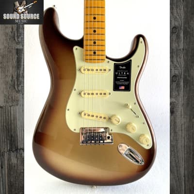 Fender American Ultra Stratocaster SSS, 8.0 lbs. 2022 Mocha Burst image 8