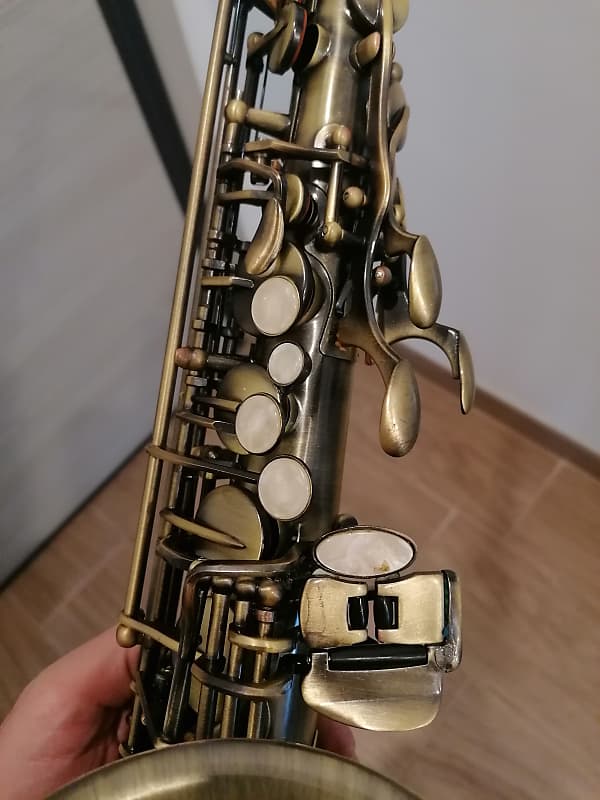 Alto saxophone Grassi GR SAL700A antique finish . Reverb
